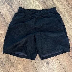 Men's Lululemon Pace Breaker Shorts w/ Liner - Black -7"